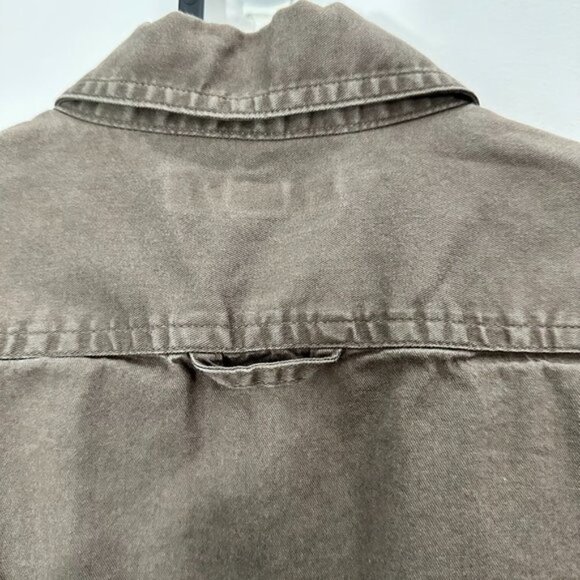 Banana Republic Dillon Long Sleeve Button Up Shirt Brown Women's XS Safari Boho - Picture 10 of 11